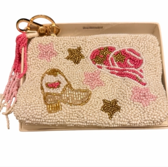 Sincerly Jules Handbags - 🤍🔹️Sincerely Jules🔹️ Beaded Coin Purse with Cowboy Hat, Cowboy boot